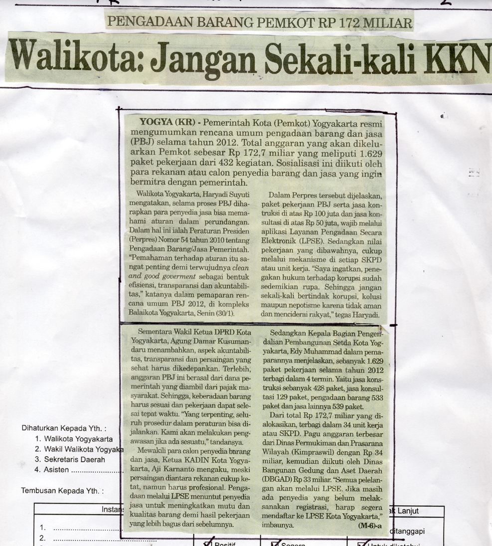 Kliping jogja terbaru